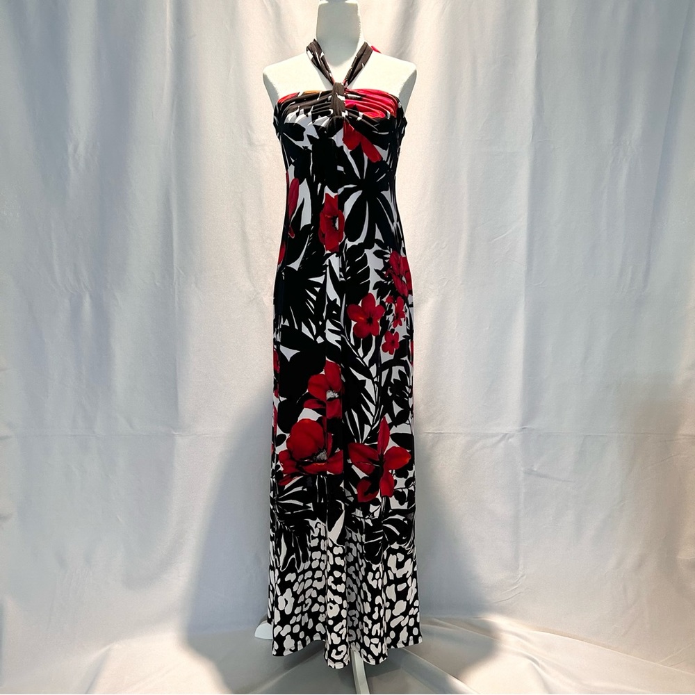 WHBM Halter Maxi Jersey Dress Size XS